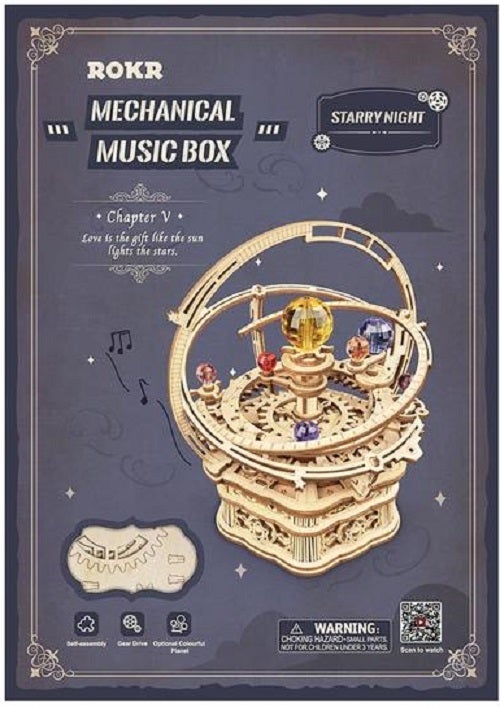 ROKR Airplane Control Tower Mechanical Music Box